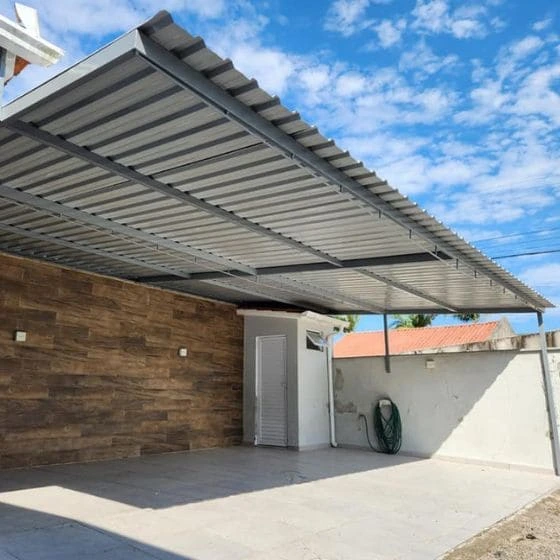 Cobertura de Telha Metálica Simples - Toldos Paulínia